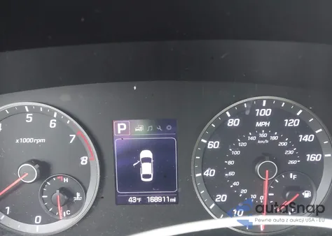 2017 Hyundai Sonata Sport 2.0T from USA, damaged, VIN 5NPE34AB0HH580692